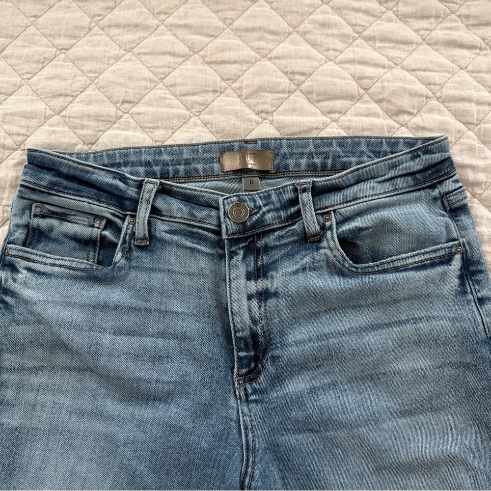 Kut from the Kloth Straight Leg Distressed Jeans | Size 12